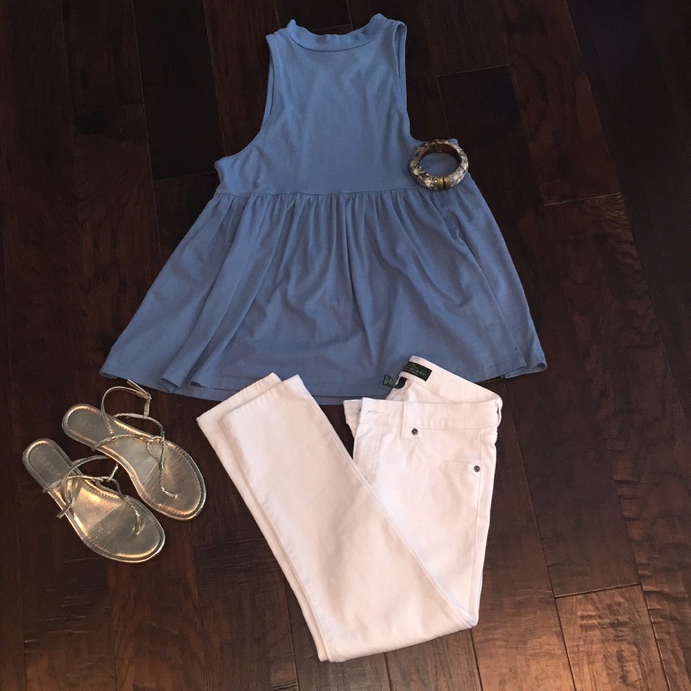 Free people open backed top small